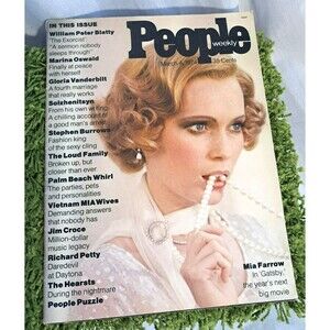 Mia Farrow cover First Issue People Magazine March 4, 1974 Excellent Condition